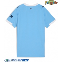 Maglie da calcio Manchester City Prima Maglia Femminile 2025-26 Manica Corta